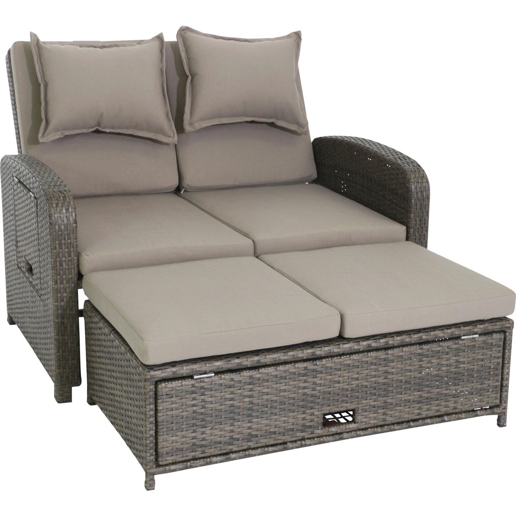 【ᐅᐅ】Ambia Loungesofa Kunststoffgeflecht Stahl große Auswahl & Top