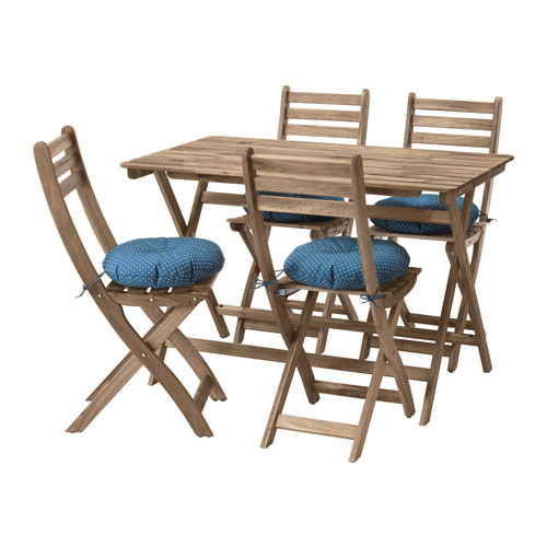【ᐅᐅ】Ikea ASKHOLMEN 1Tisch+4Stühle Holz div. Farben - große ...