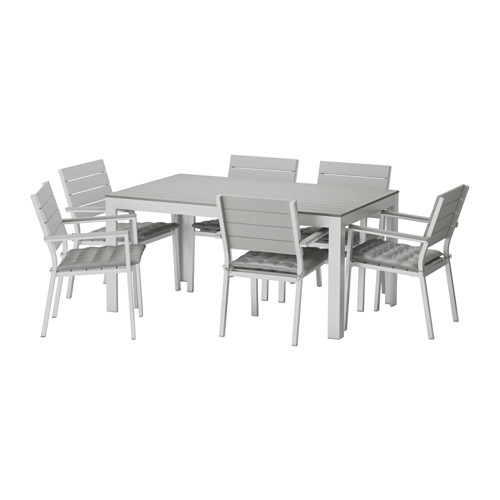【ᐅᐅ】Ikea FALSTER 6 Stühle + 1 Tisch div. Farben aus Holz große